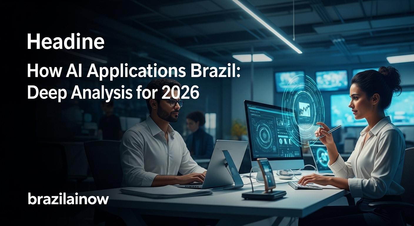 Brazilian city with AI network overlay symbolizing AI applications across sectors